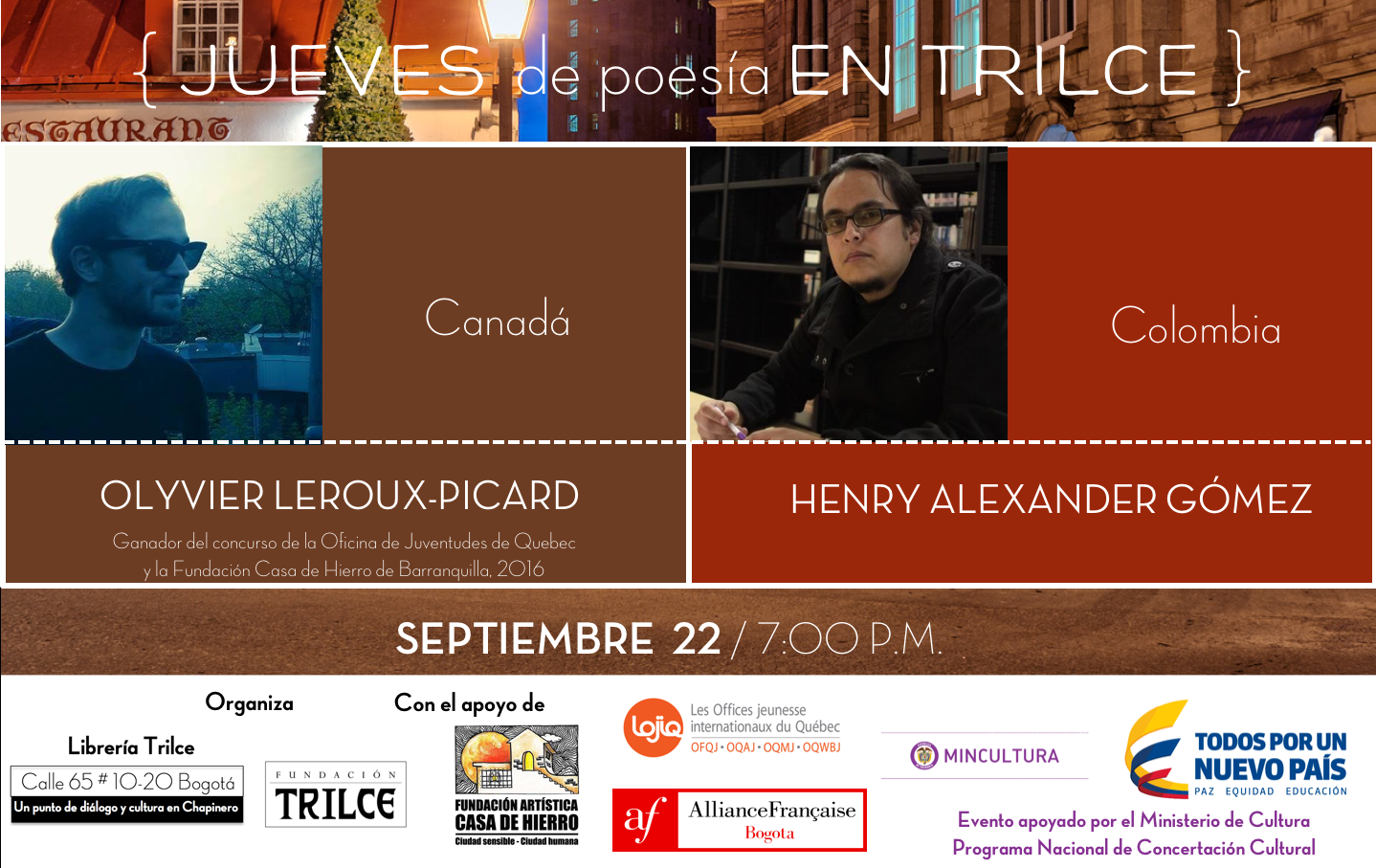 Jueves de poesía en Trilce